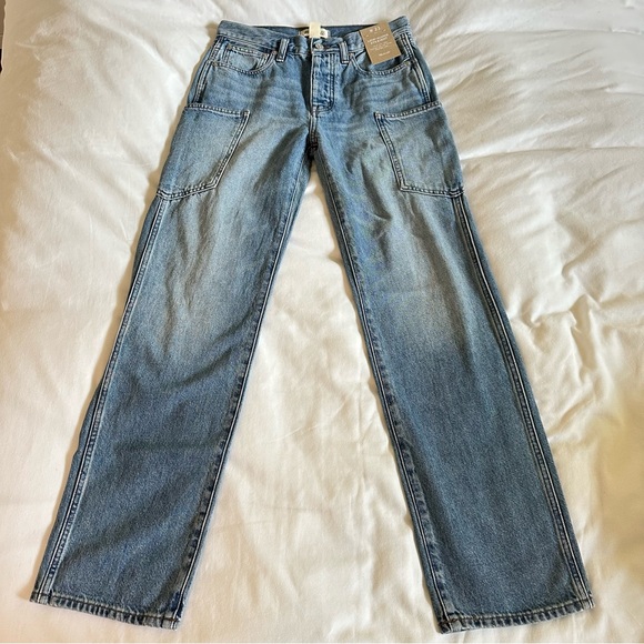 NWT Madewell low slung straight jeans pocket edition - Picture 7 of 14